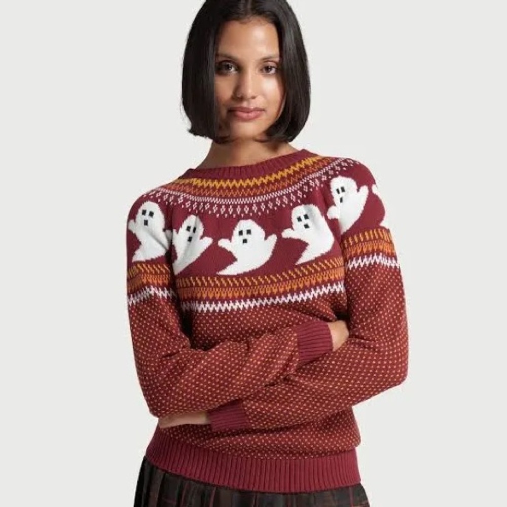 ModCloth Fair Isle Ghost Sweater